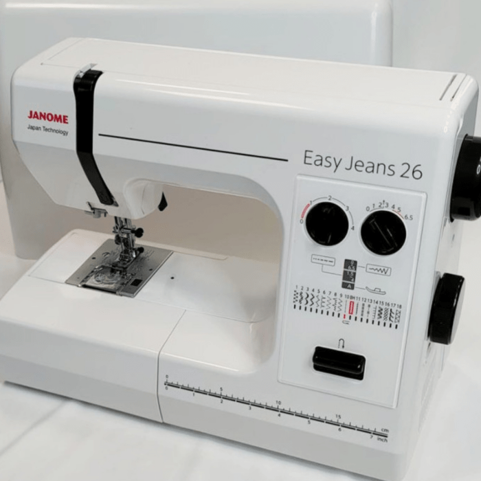 Janome - Machine à coudre - Easy Jeans 26 + Coffret 8 fils OFFERT. – Image 2