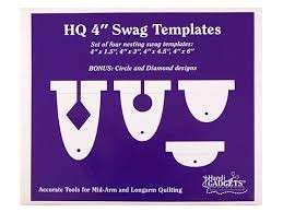 Handi Quilter Ruler Set - 4" Swags (10,16 cm)