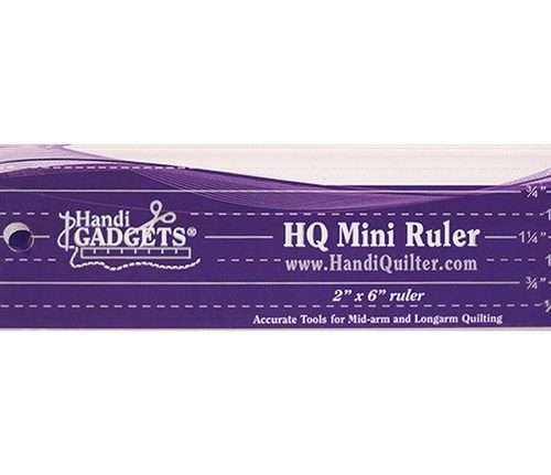 Handi Quilter Ruler - HQ Mini Ruler 2" x 6"