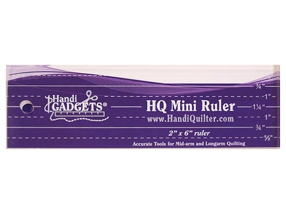 Handi Quilter Ruler - HQ Mini Ruler 2" x 6"