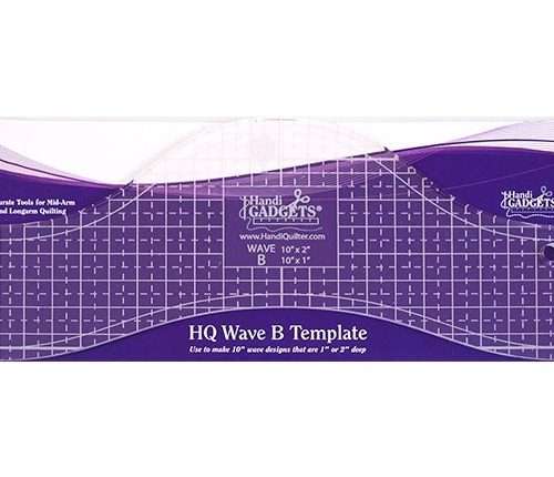 Handi Quilter Ruler - HQ Wave B 10" (25,40 cm)