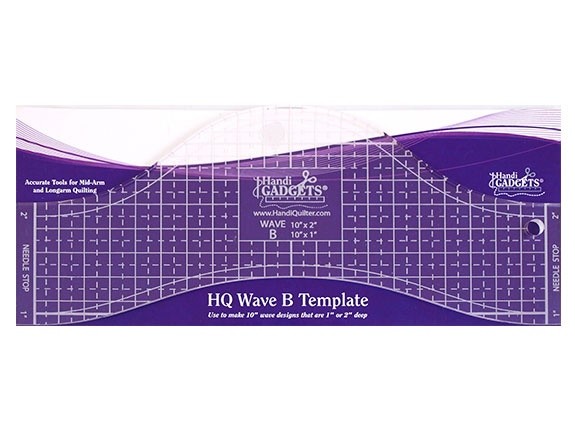 Handi Quilter Ruler - HQ Wave B 10" (25,40 cm)