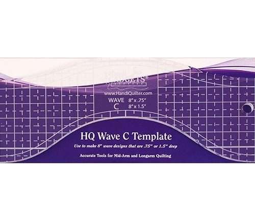 Handi Quilter Ruler - HQ Wave C 8" (19,20 cm)