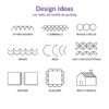 Handi Quilter Ruler - HQ Clamshells 1,5" et 3"