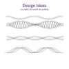 Handi Quilter Ruler - HQ Wave C 8" (19,20 cm)