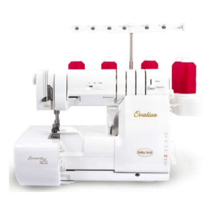 BabyLock - Combinée Surjeteuse/Recouvreuse - Ovation NOUVELLE VERSION + Kit de fils OFFERT