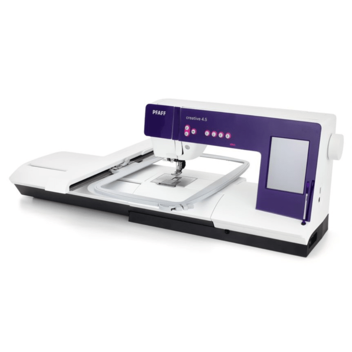 Pfaff - Brodeuse/Machine à coudre - Creative 4.5 - Coffret 30 bobines OFFERT
