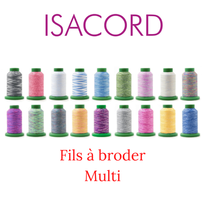 Fils à broder - Isacord multi 1000m