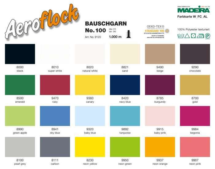 Fils mousse surjeteuse - Madeira Aeroflock UNI – Image 2
