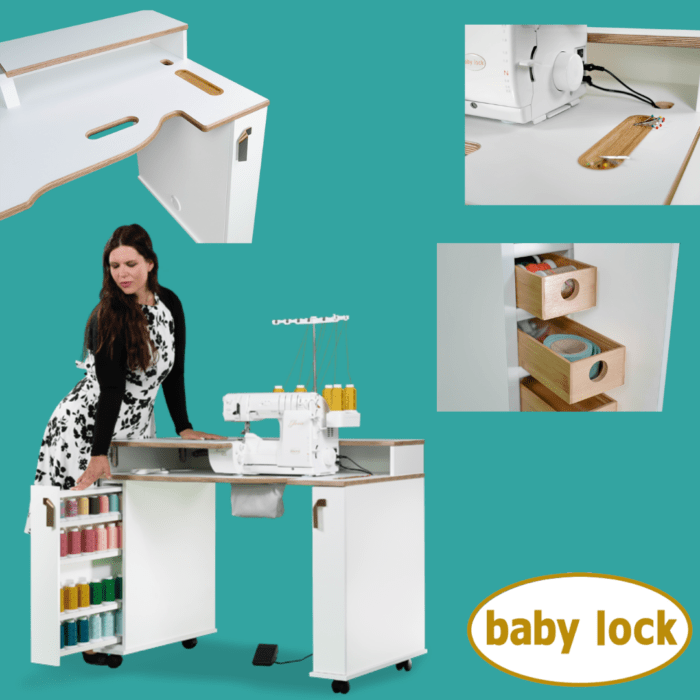 BabyLock meuble pour surjeteuse recouvreuse : Gloria-Ovation-Acclaim-Euphoria