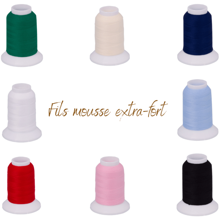 Fils mousse surjeteuse - Extra fort 300 m