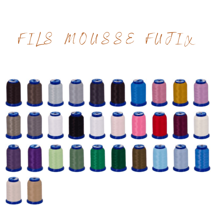 Fils mousse surjeteuse - Fujix 1000m
