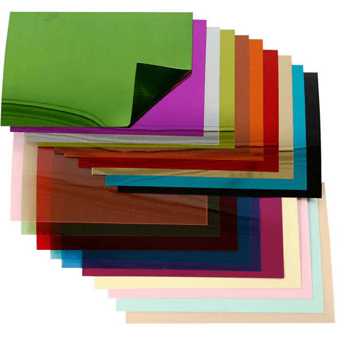 Lot de 6 Feuilles Mylar pour broderie – Image 2