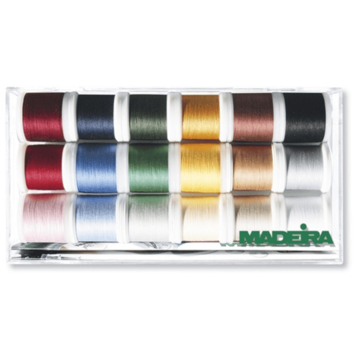 Coffret fils à broder - Madeira Cotona N°30 -18 bobines