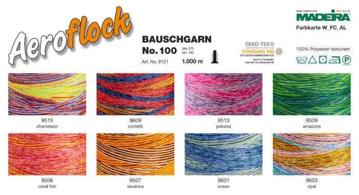 Fils mousse surjeteuse - Madeira Aeroflock MULTI – Image 2