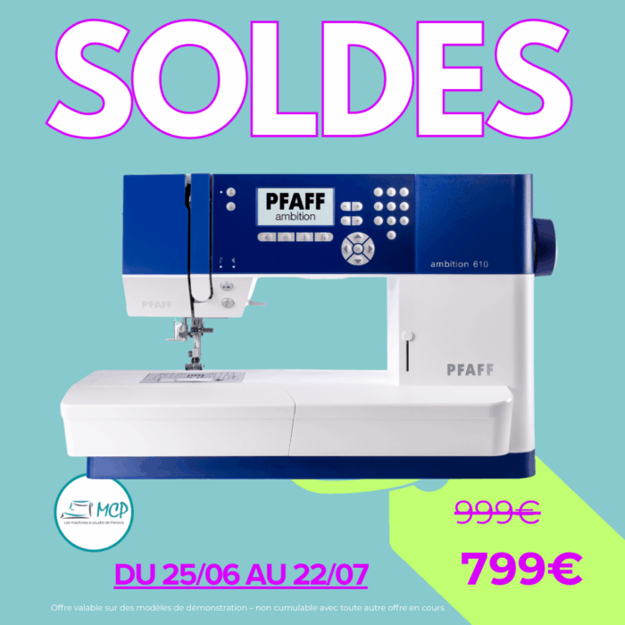 Pfaff - Machine à coudre - Ambition 610 - OCCASION