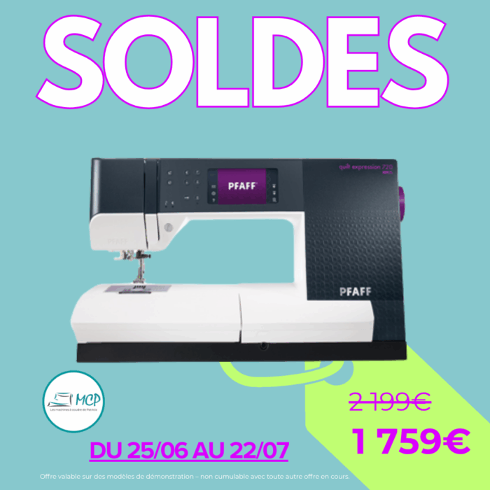 Pfaff - Machine à coudre - Expression 720 - Démonstration