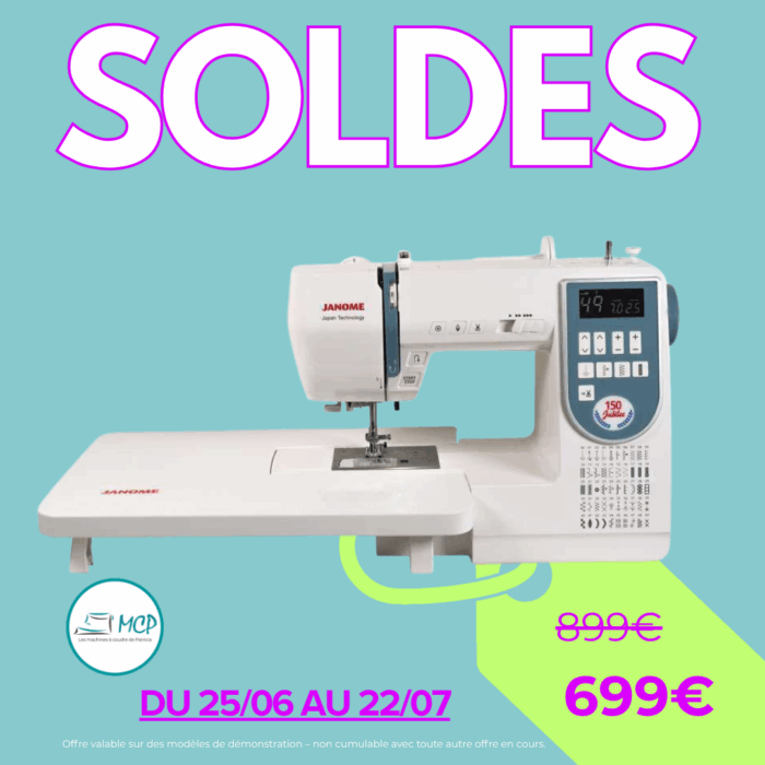 Janome - Machine à coudre - Jubilée 150 - Démonstration / Reconditionnée