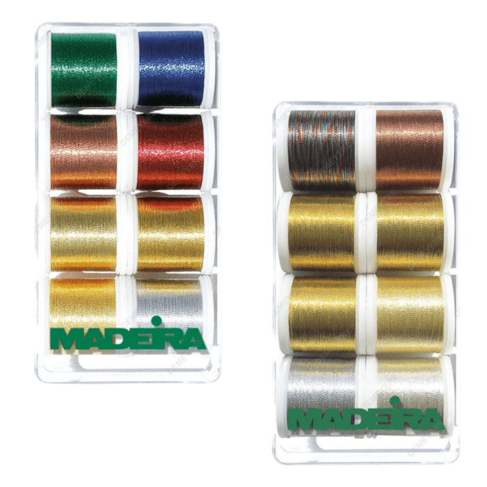 Coffret fils à coudre et à broder - Madeira 8 fils Metallic