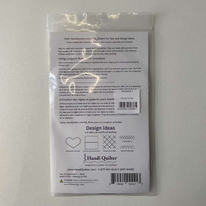 Handi Quilter - Règle quilting - Peace Out Ruler – Image 2