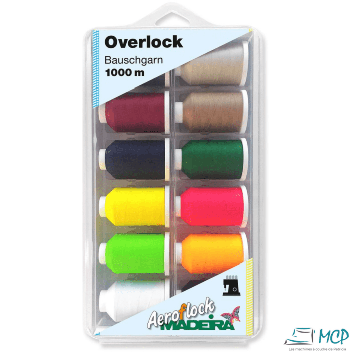 Coffret de fils Madeira - Aeroflock 12 bobines