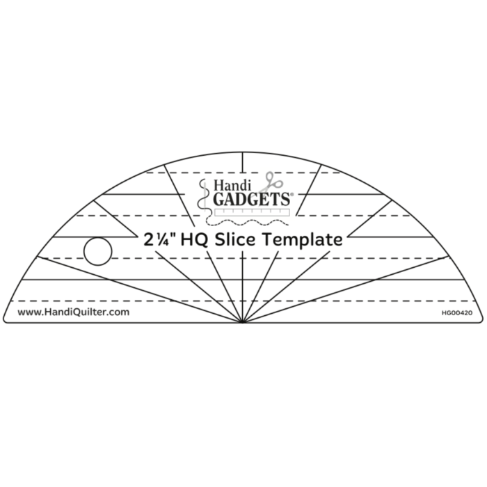 Handi Quilter - 2 1/4 Slice Template