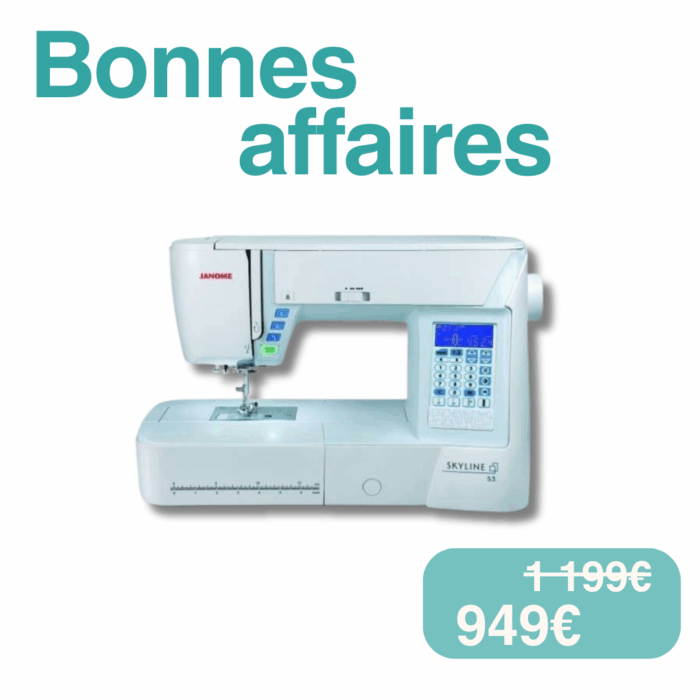 Janome - Machine à coudre - Skyline S3 - Démonstration