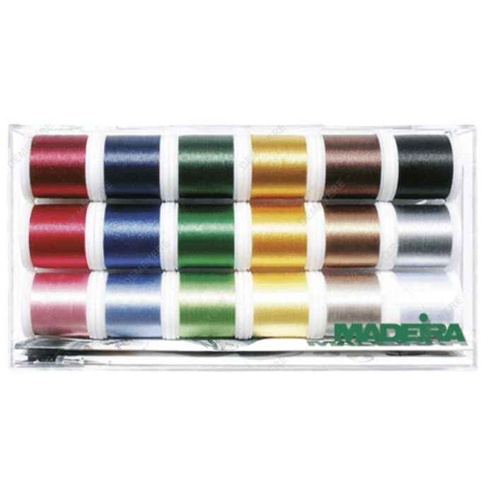 Coffret fils Madeira - Rayon 18 bobines