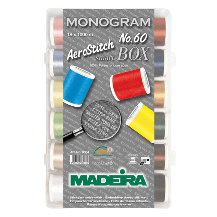 Coffret fils Madeira - Boite Aerostitch 18 Bobines