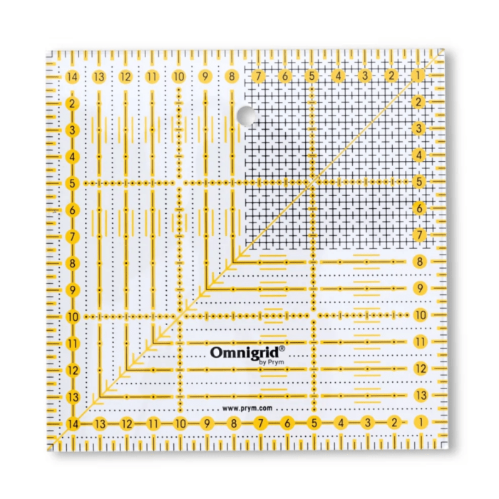 Omnigrid Prym - Règle de Patchwork