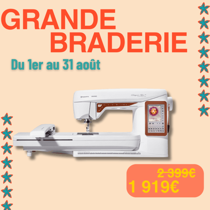 Husqvarna - Brodeuse/machine à coudre - Designer Topaz 40 - Démonstration
