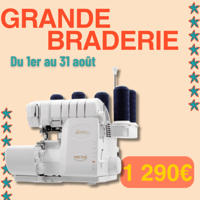 BabyLock Desire 3 surjeteuse recouvreuse - occasion