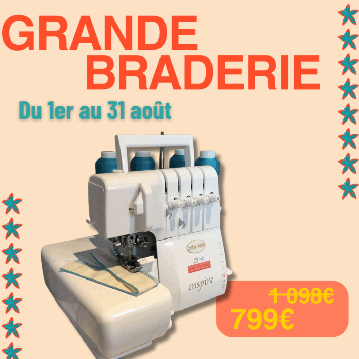 BabyLock - Surjeteuse - Enspire - Démonstration / Reconditionnée