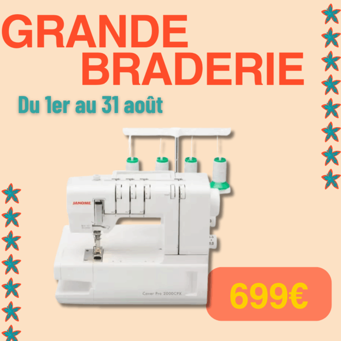 Janome - Recouvreuse - Cover Pro 2000CPX + OCCASION