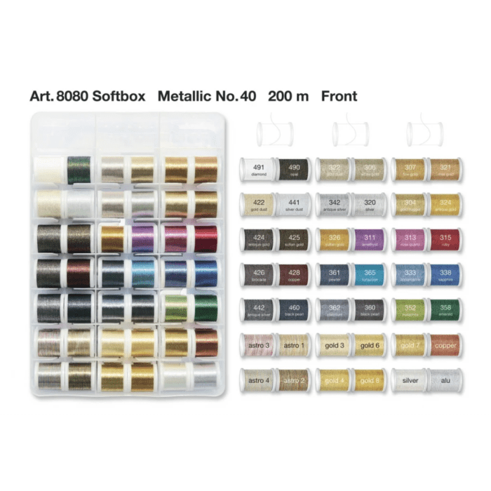 Coffret de 80 bobines - Madeira Metallic – Image 3