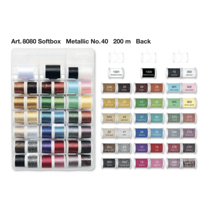 Coffret de 80 bobines - Madeira Metallic – Image 2