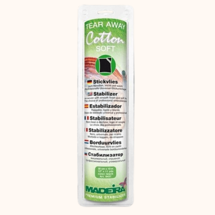Entoilage – Madeira COTTON SOFT BLACK