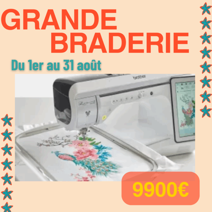 Brother-Machine à coudre-et-à broder