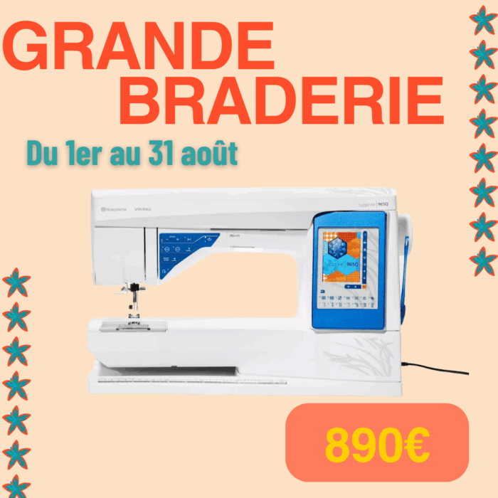 Husqvarna-Machine à coudre-Sapphire 965 Q